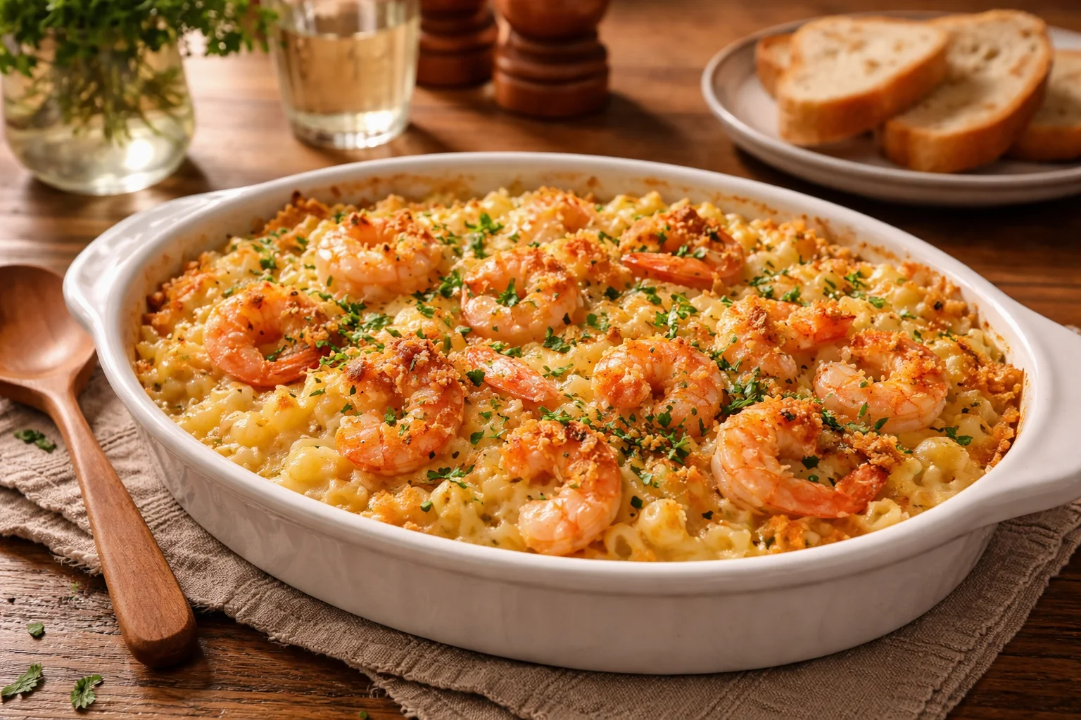 How to Make Garlic Shrimp Gratin in 4 Simple Steps