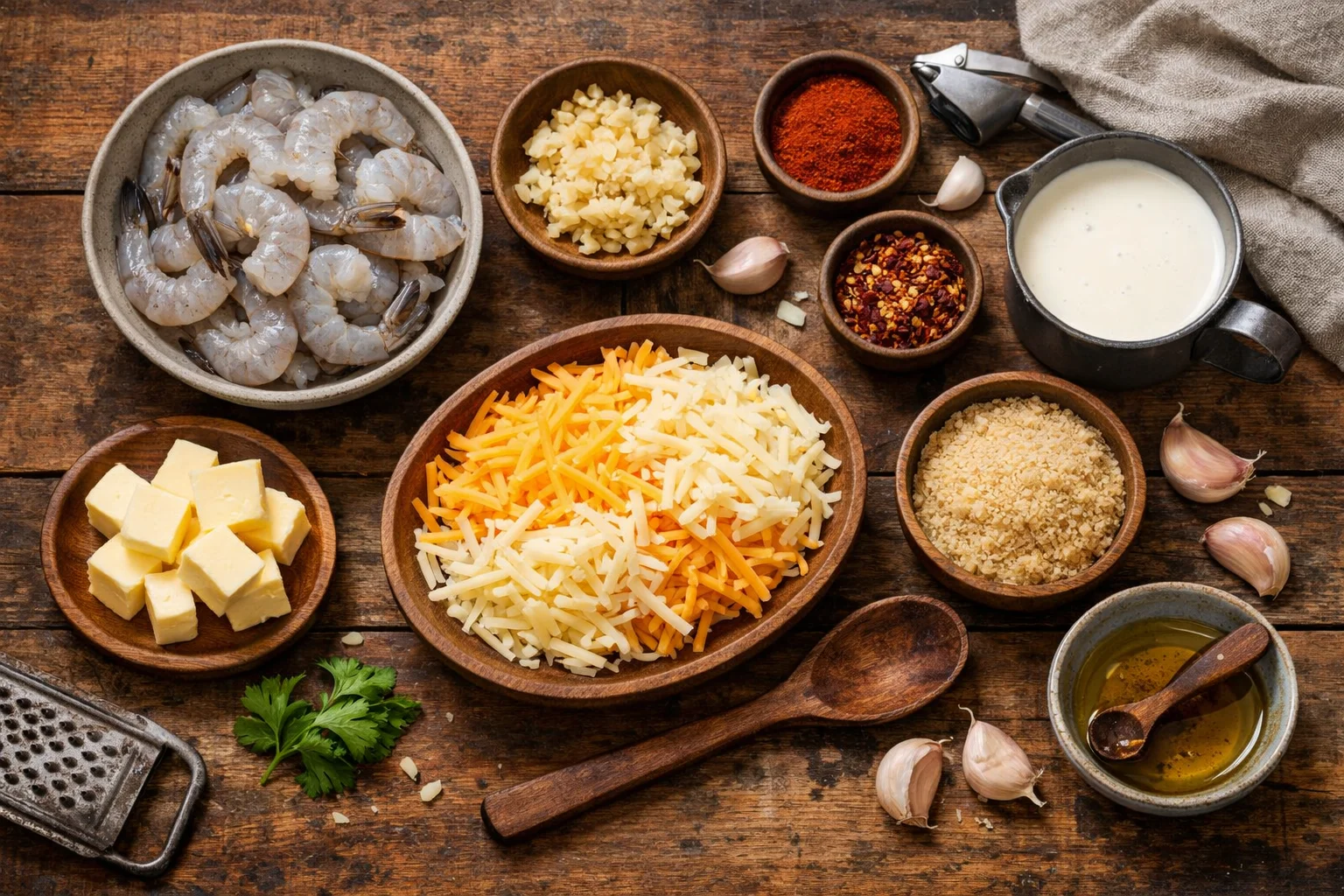 How to Make Garlic Shrimp Gratin in 4 Simple Steps