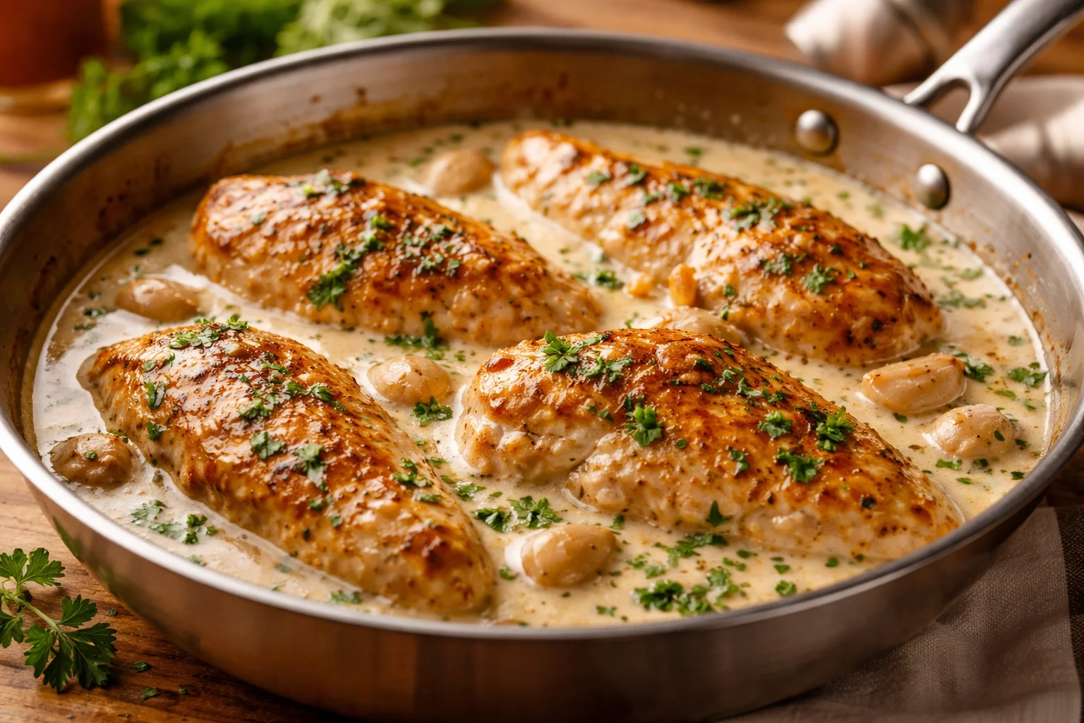 Creamy Garlic Chicken