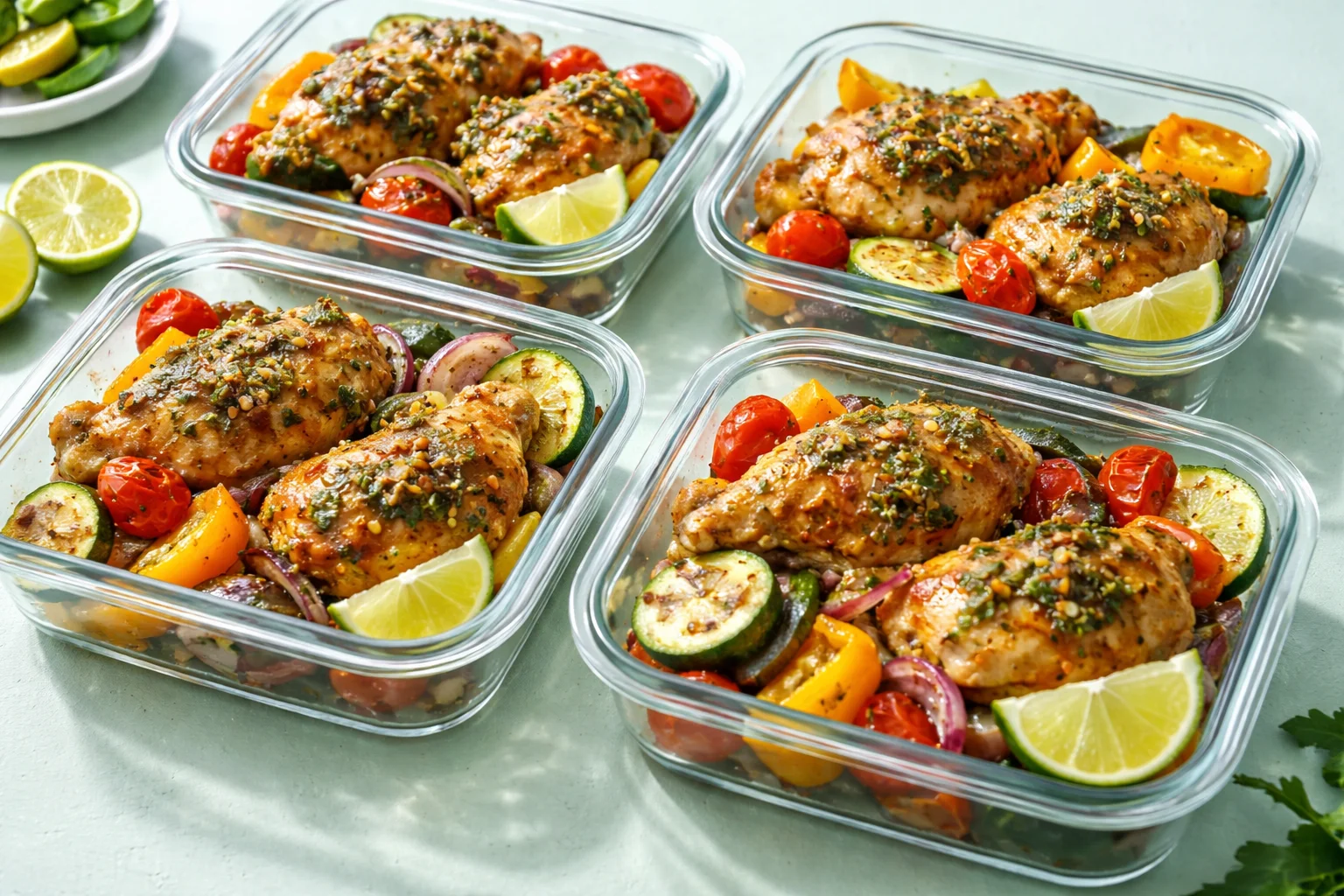 Easy High Protein Chicken Meal Prep for the Whole Week