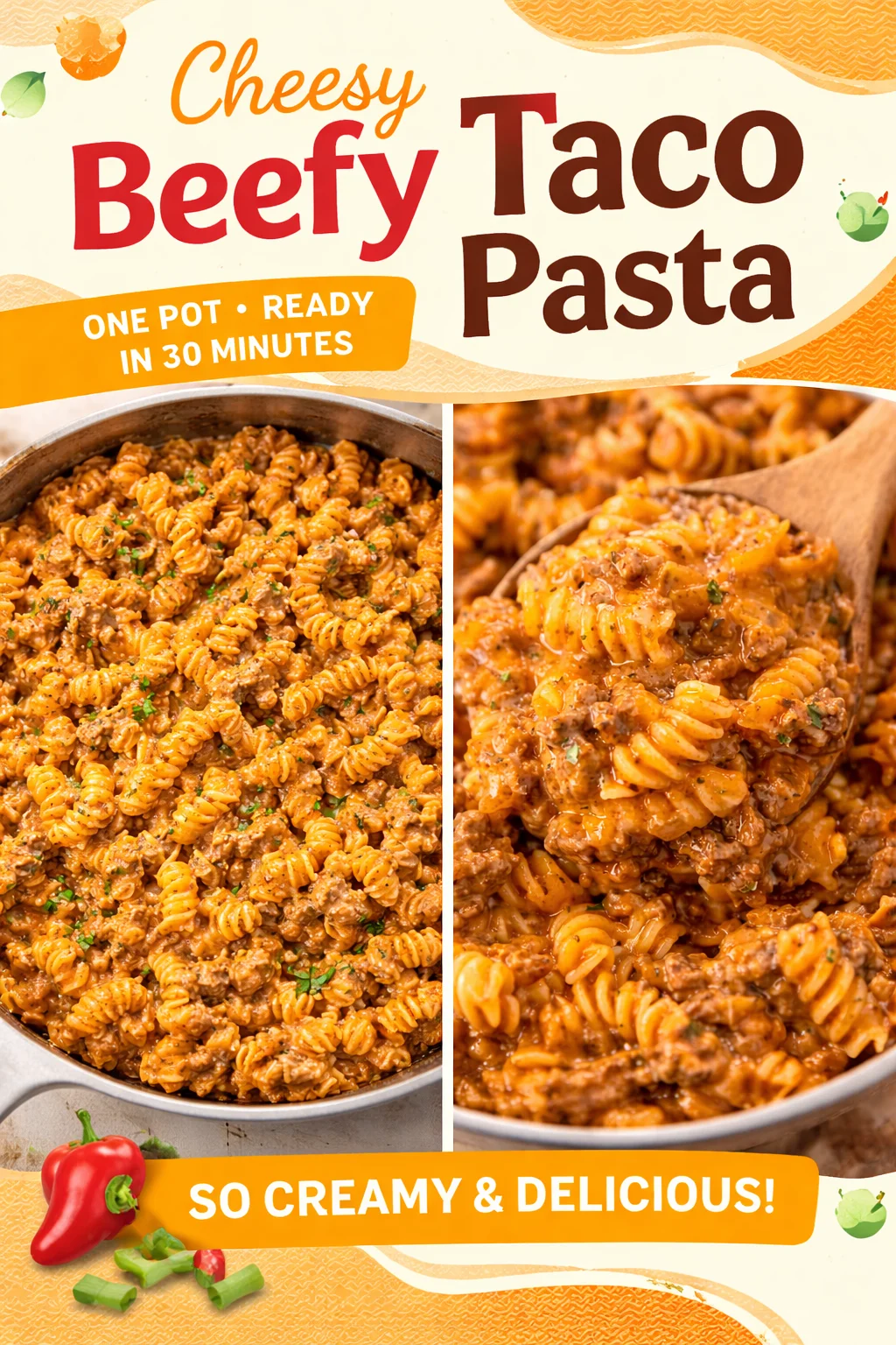 Quick & Tasty Easy 30 Minute One Pan Pasta With Ground Beef