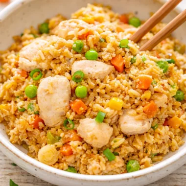 Delicious Simple Weeknight Chicken Stir Fry Better Than Takeout with fresh vegetables.