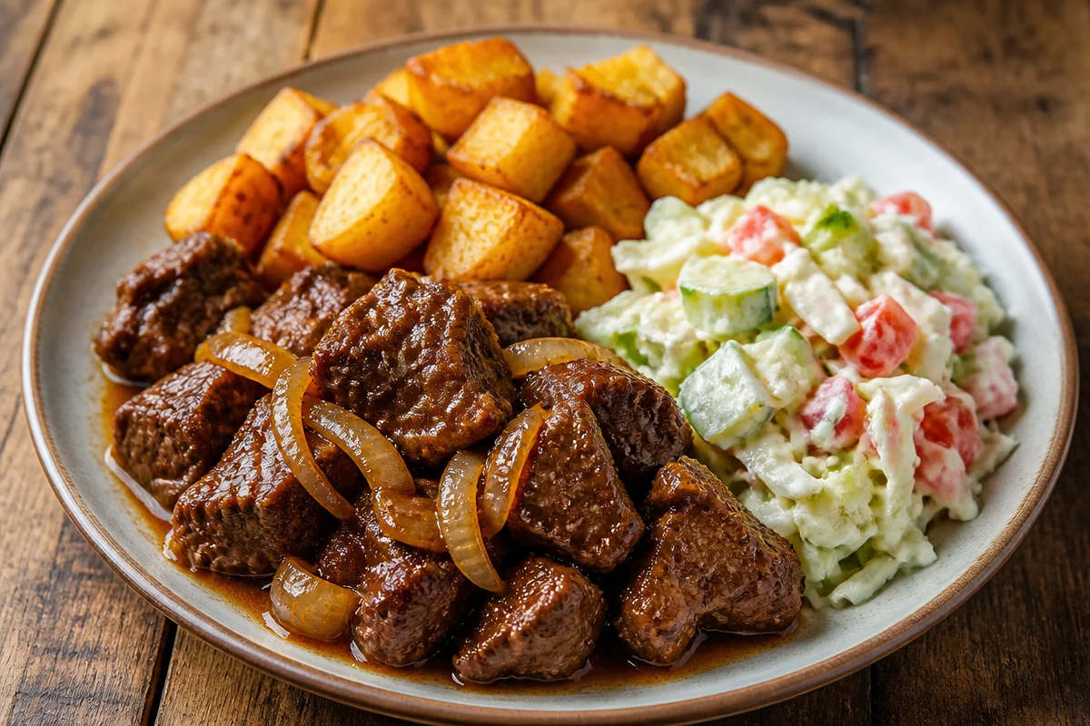 Beef Stew With Crispy Potatoes