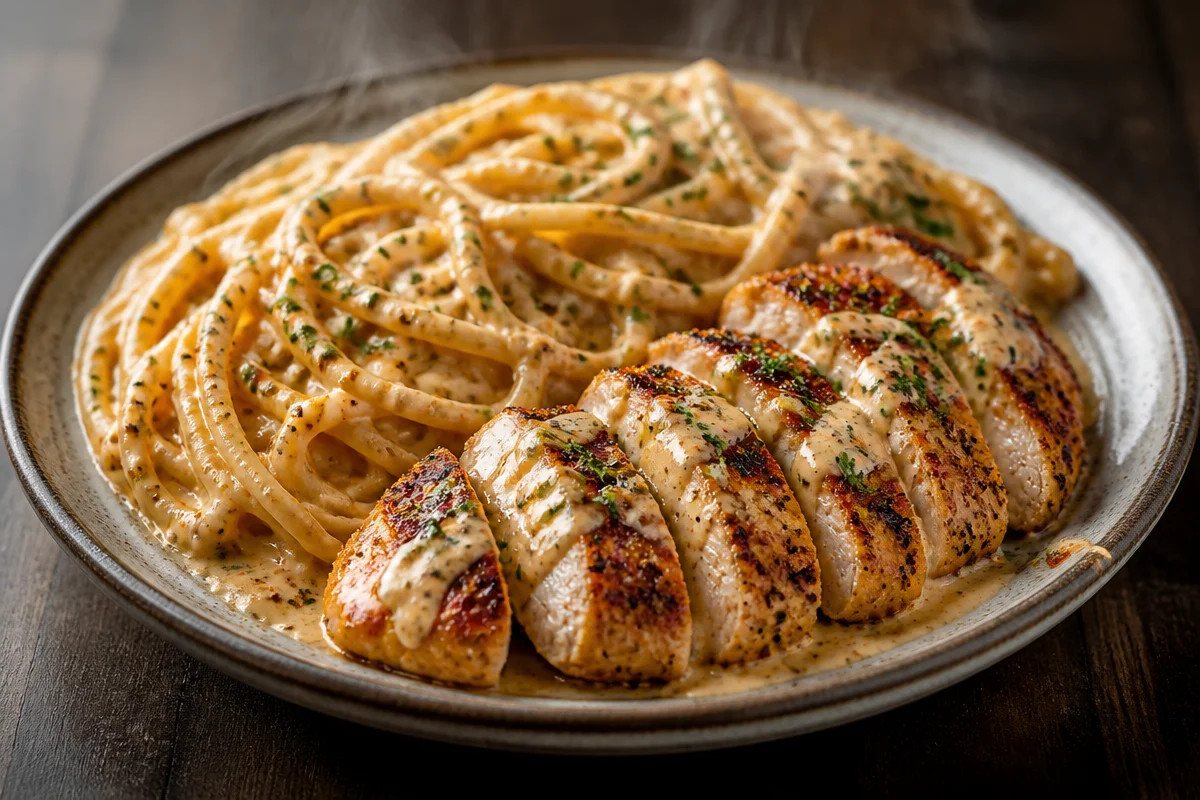 Cajun Chicken Pasta With Creamy Sauce