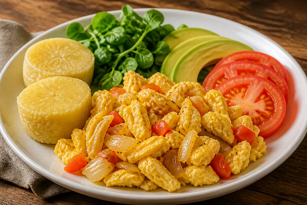 Creamy Ackee and Scrambled Eggs