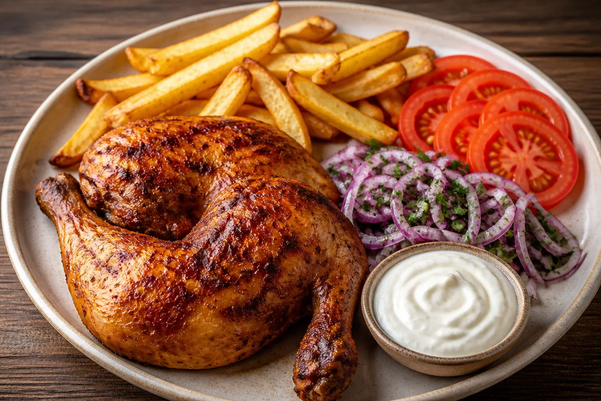 Creamy Roast Chicken Platter