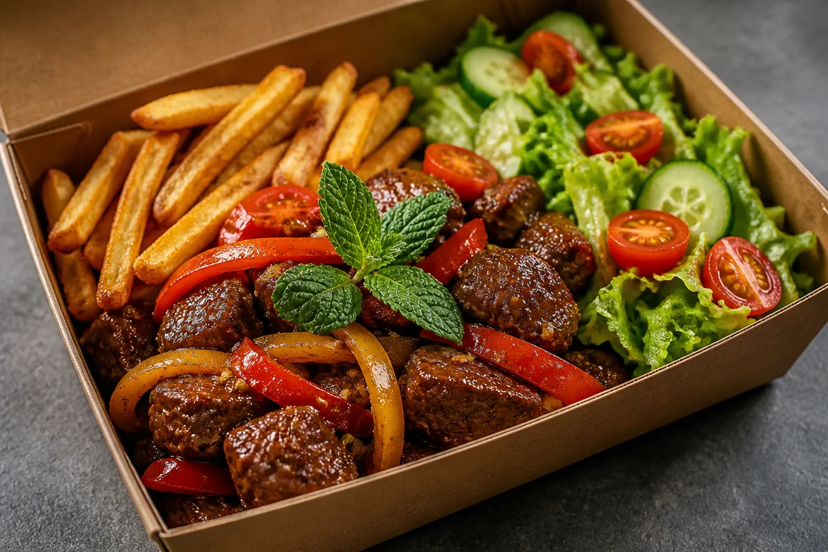 Crispy Pepper Steak & Fries Box