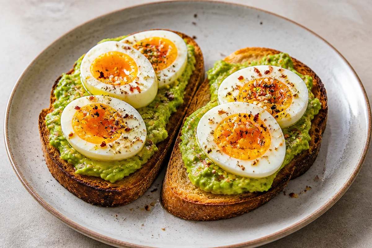 Golden Avocado Egg Toast