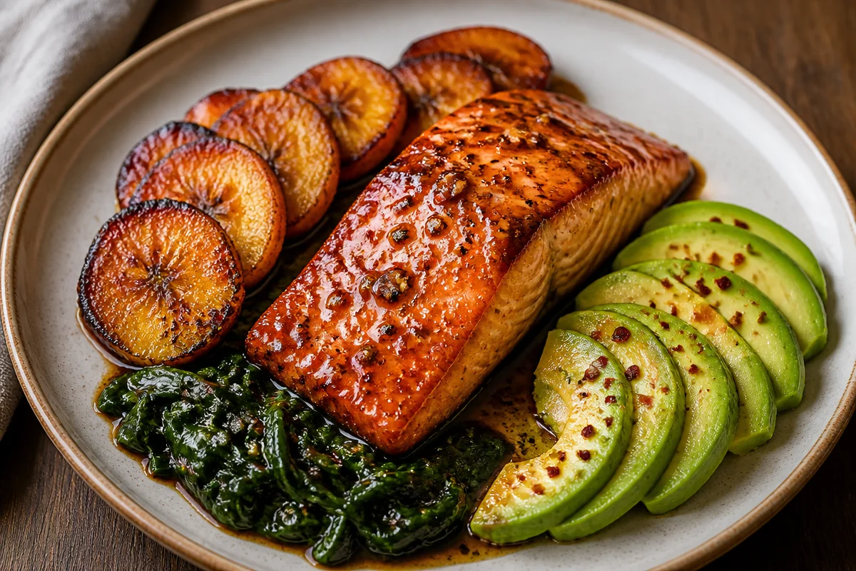 One-Pan Honey Glazed Salmon