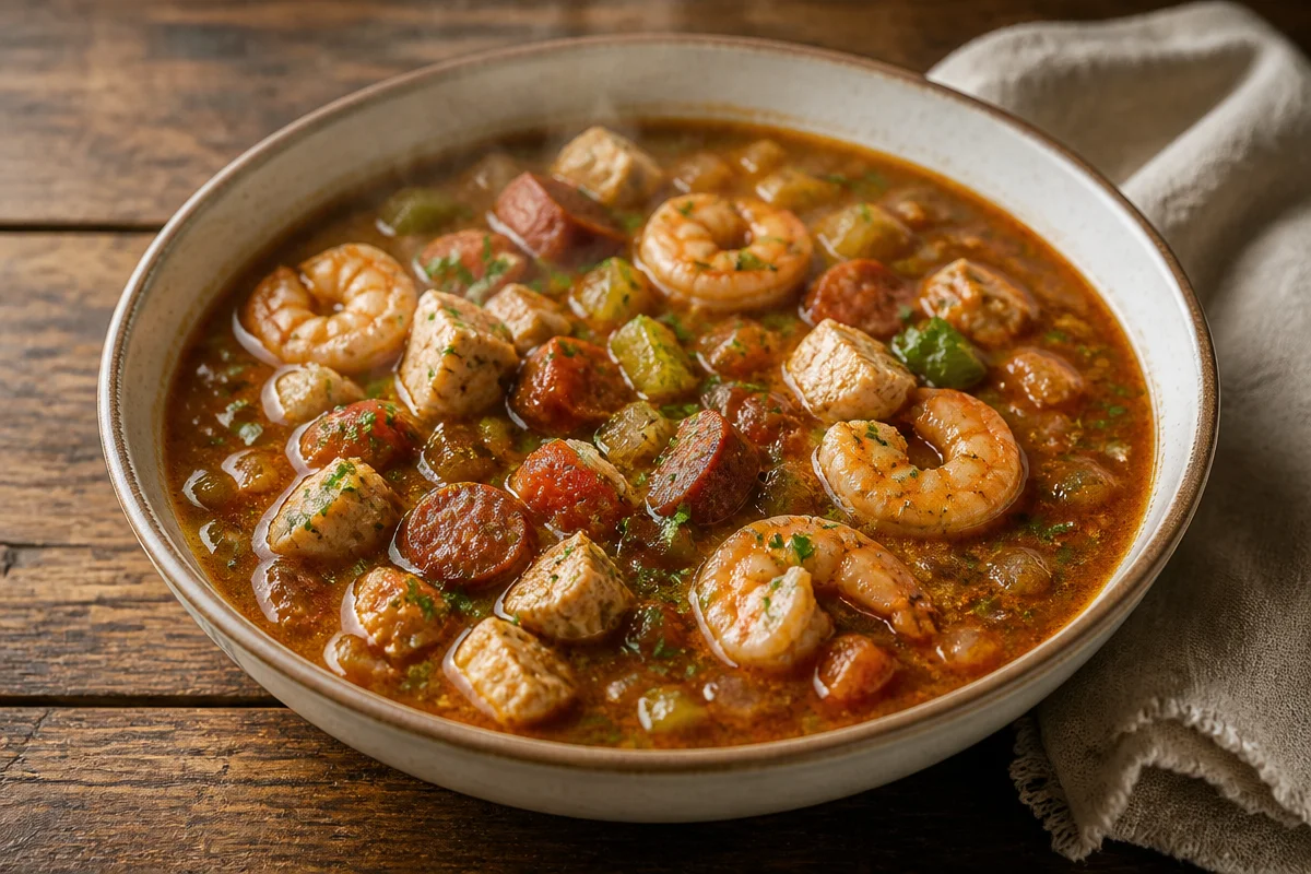 Savory Seafood Gumbo Bowl