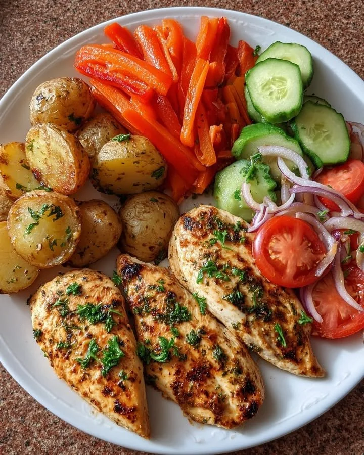Juicy Garlic Herb Chicken Breast