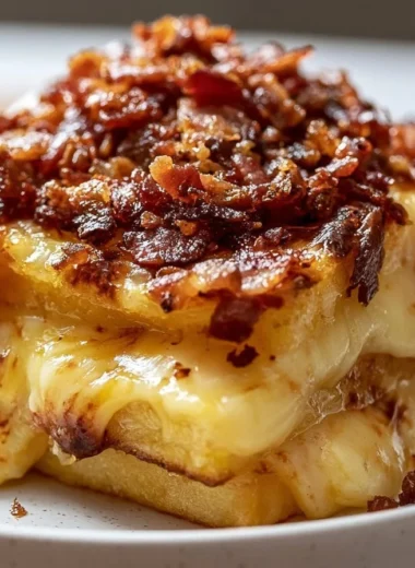 Cozy Tartiflette Bake featuring Reblochon cheese and potatoes