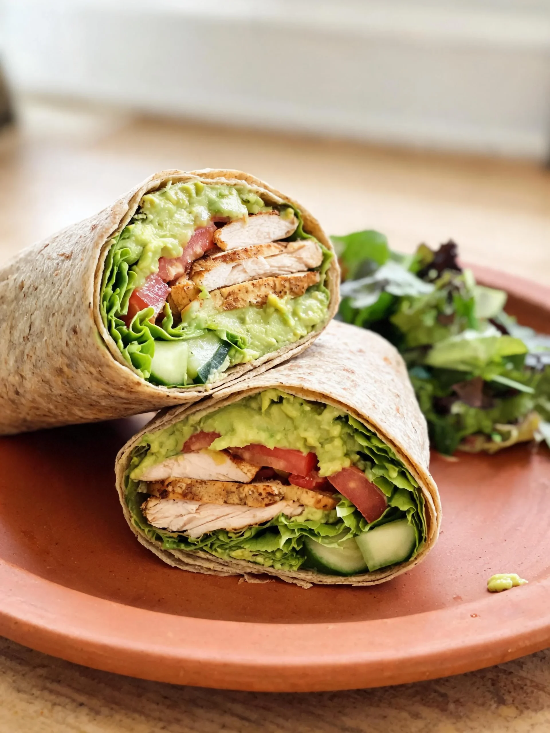 Creamy Chicken Avocado Wraps