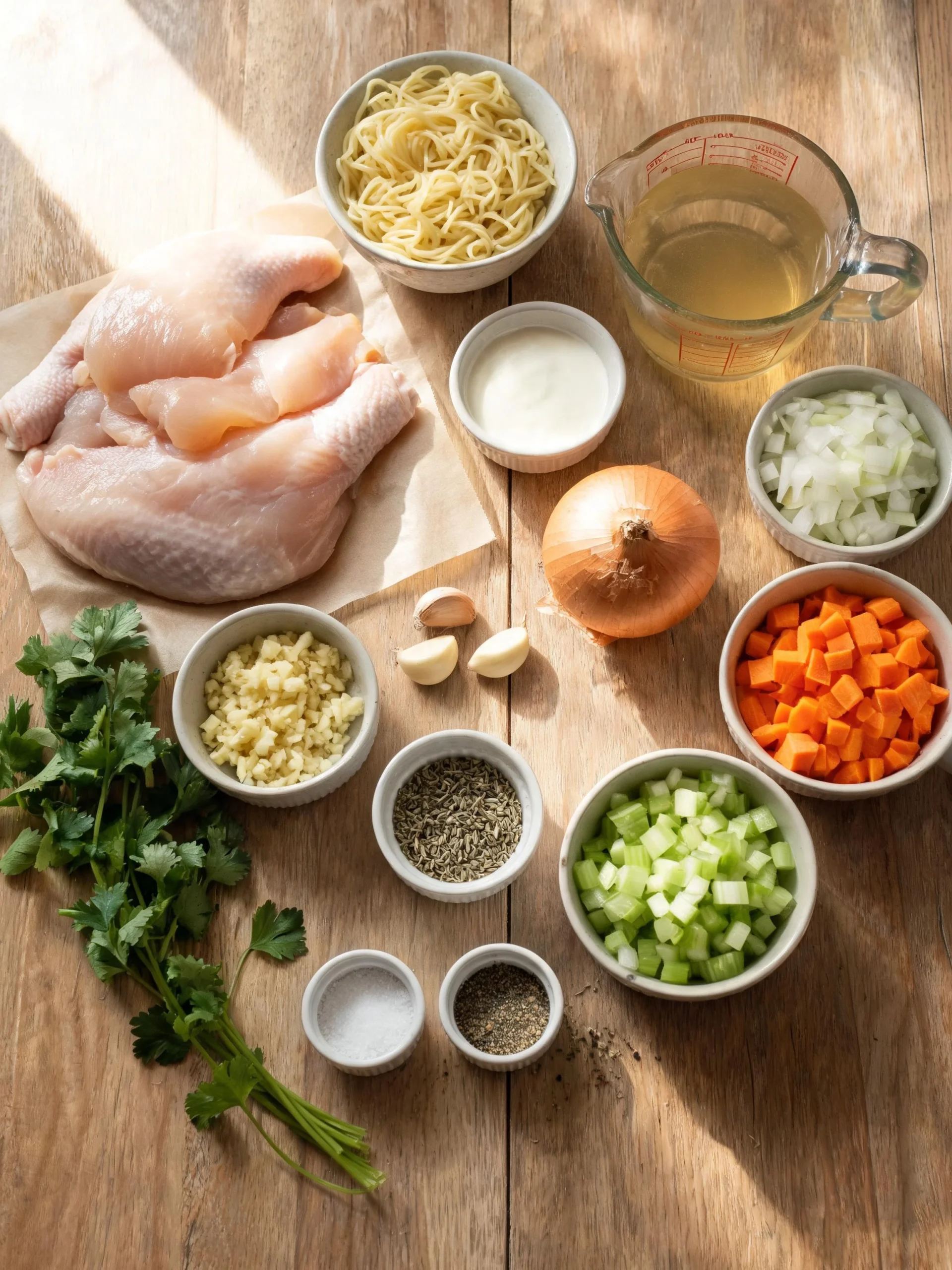 Creamy Crack Chicken Noodle Soup