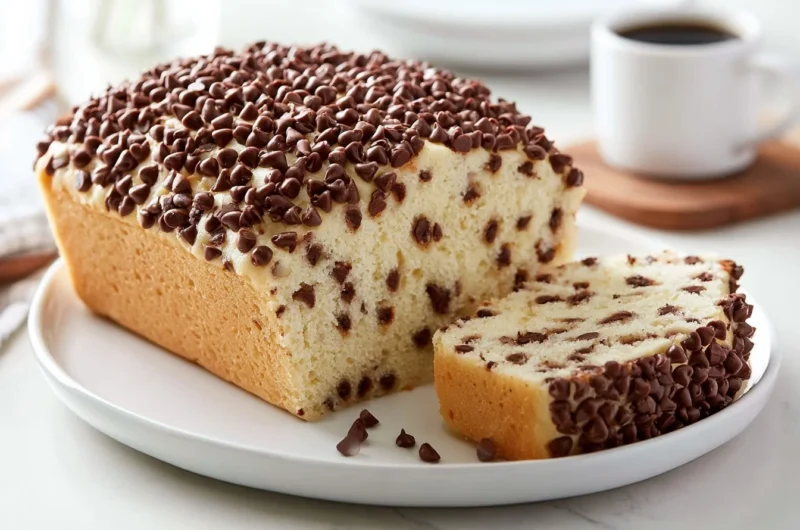 Decadent Ottilienkuchen chocolate sprinkle cake decorated with colorful sprinkles