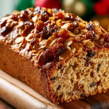 Golden Bremer Klaben Fruit Bread with dried fruits and nuts