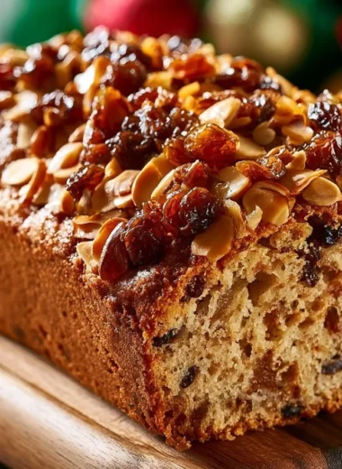 Golden Bremer Klaben Fruit Bread with dried fruits and nuts