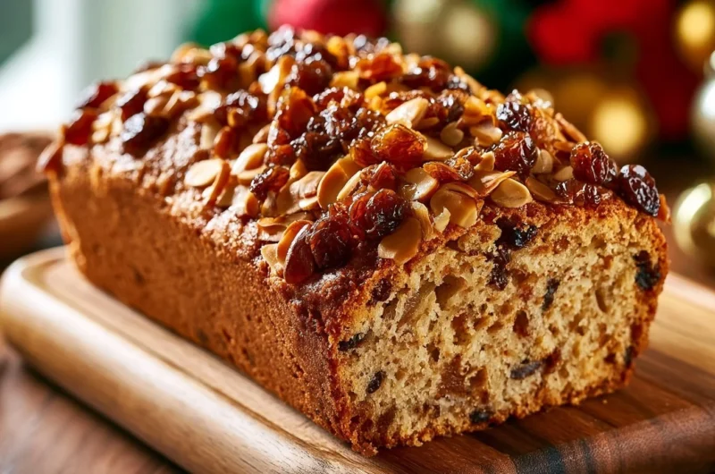 Golden Bremer Klaben Fruit Bread with dried fruits and nuts
