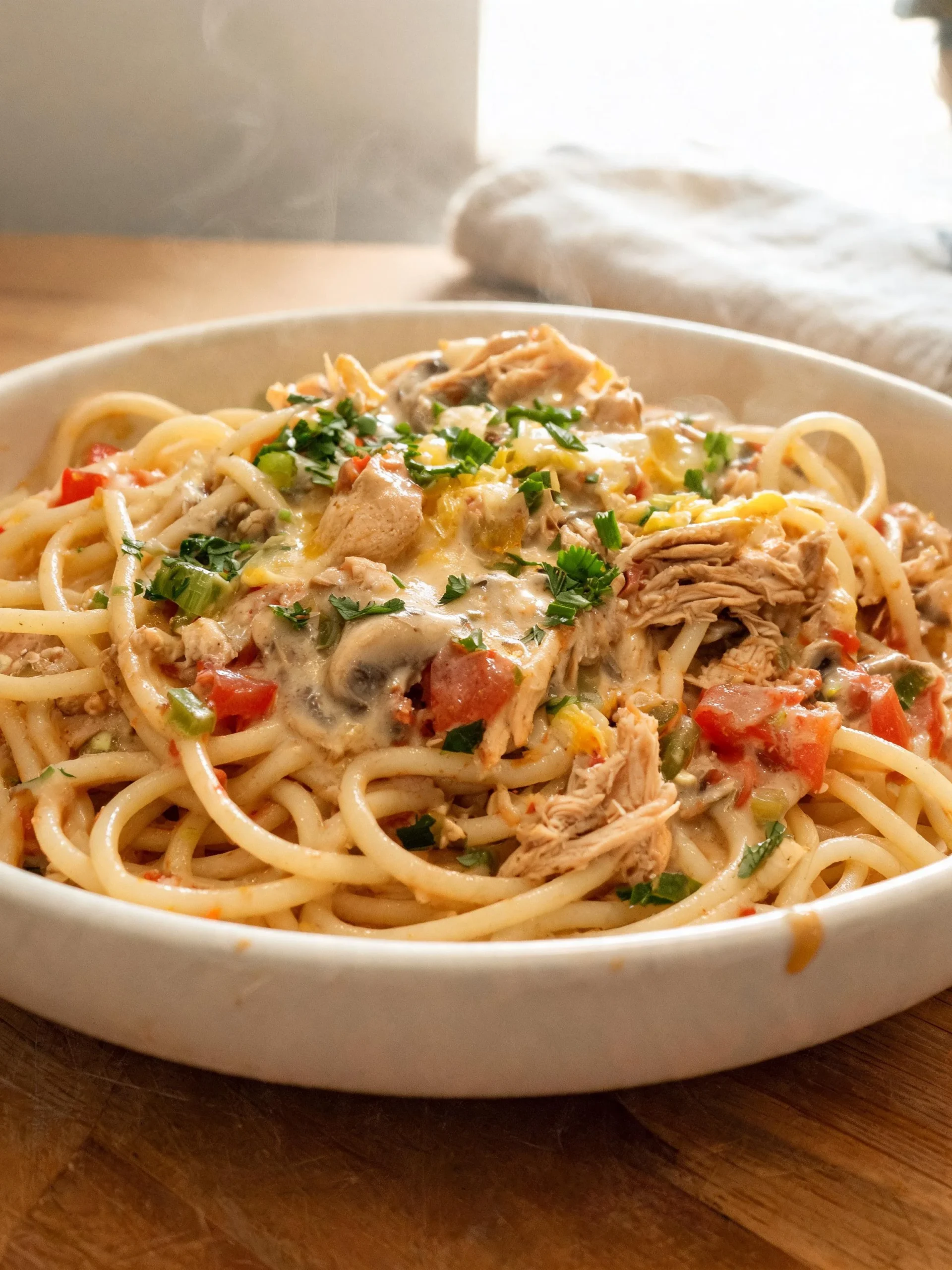 One-Pan Magnolia Chicken Spaghetti
