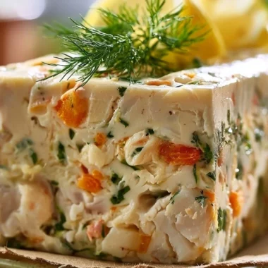 Delicious Terrine de Poisson served elegantly on a plate