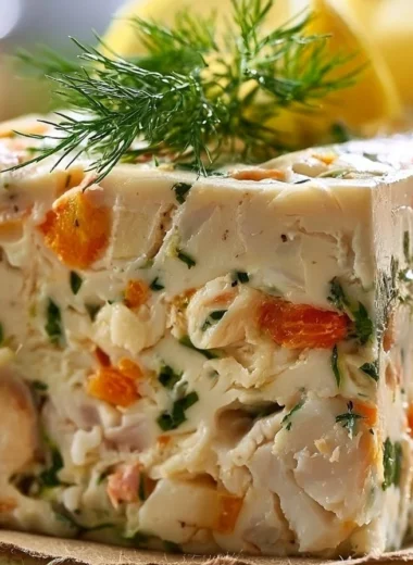 Delicious Terrine de Poisson served elegantly on a plate