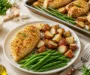 Parmesan Crusted Chicken Sheet Pan Dinner