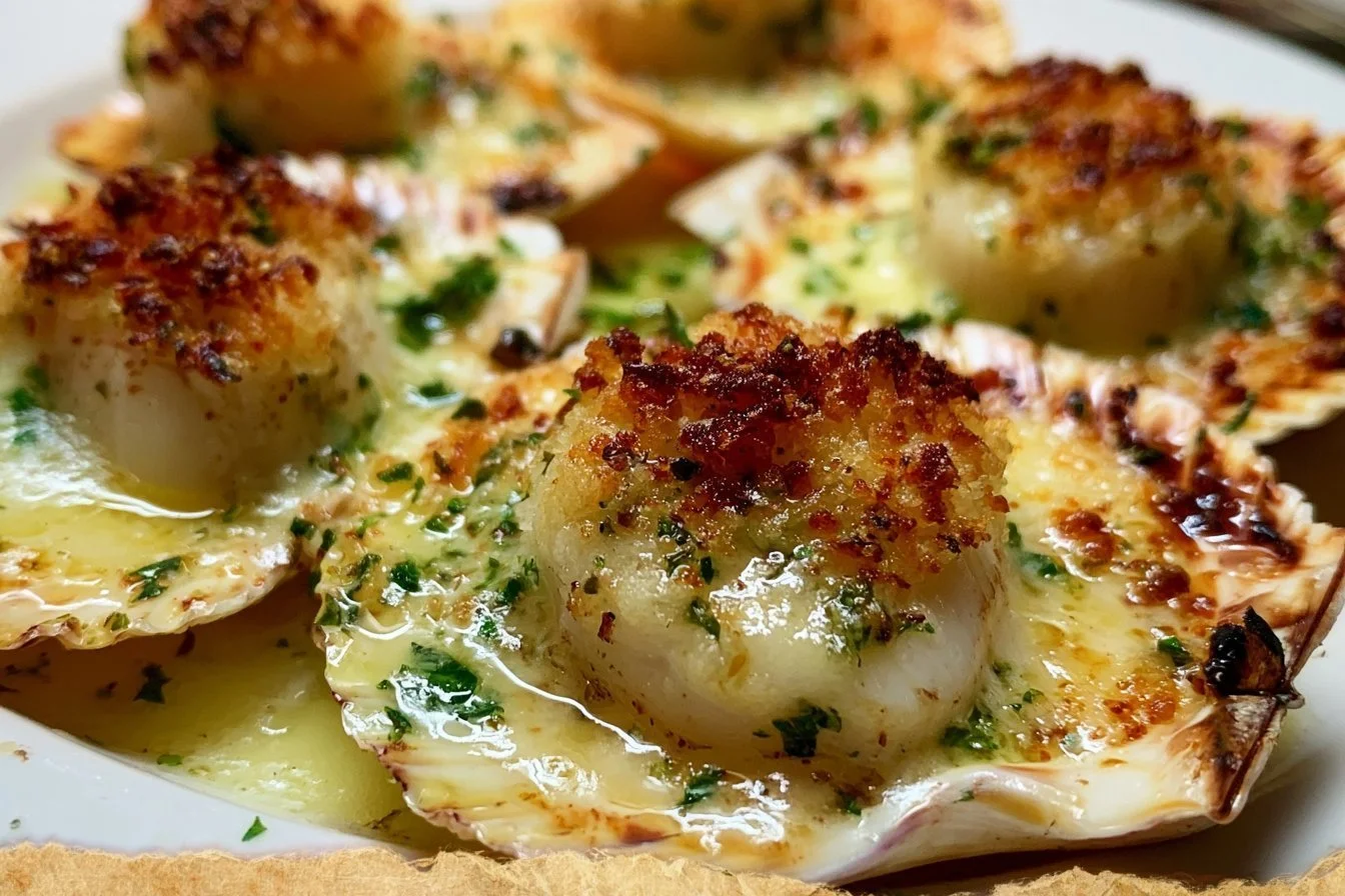 Creamy Coquilles Saint-Jacques Gratin