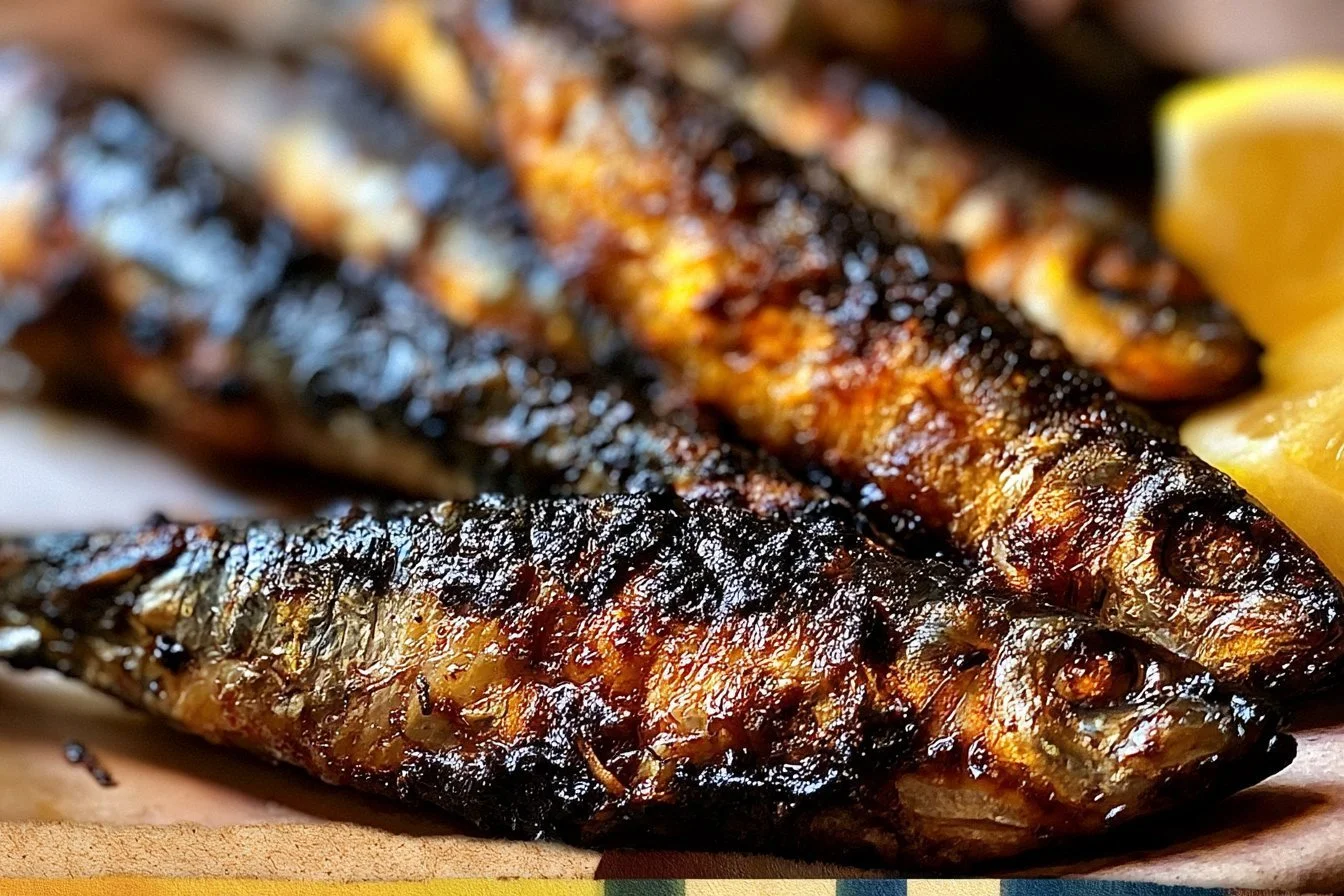 Crispy Grilled Sardines With Citrus