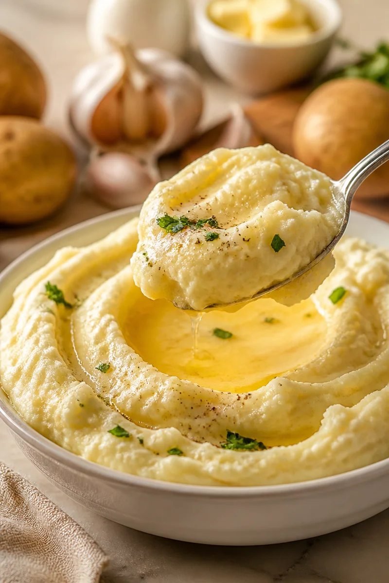 Garlic Butter Mashed Potatoes