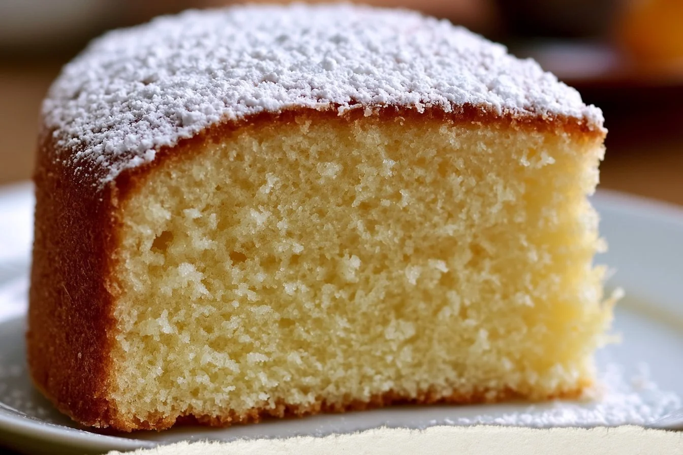 Golden Savoy Sponge Cake Indulgence