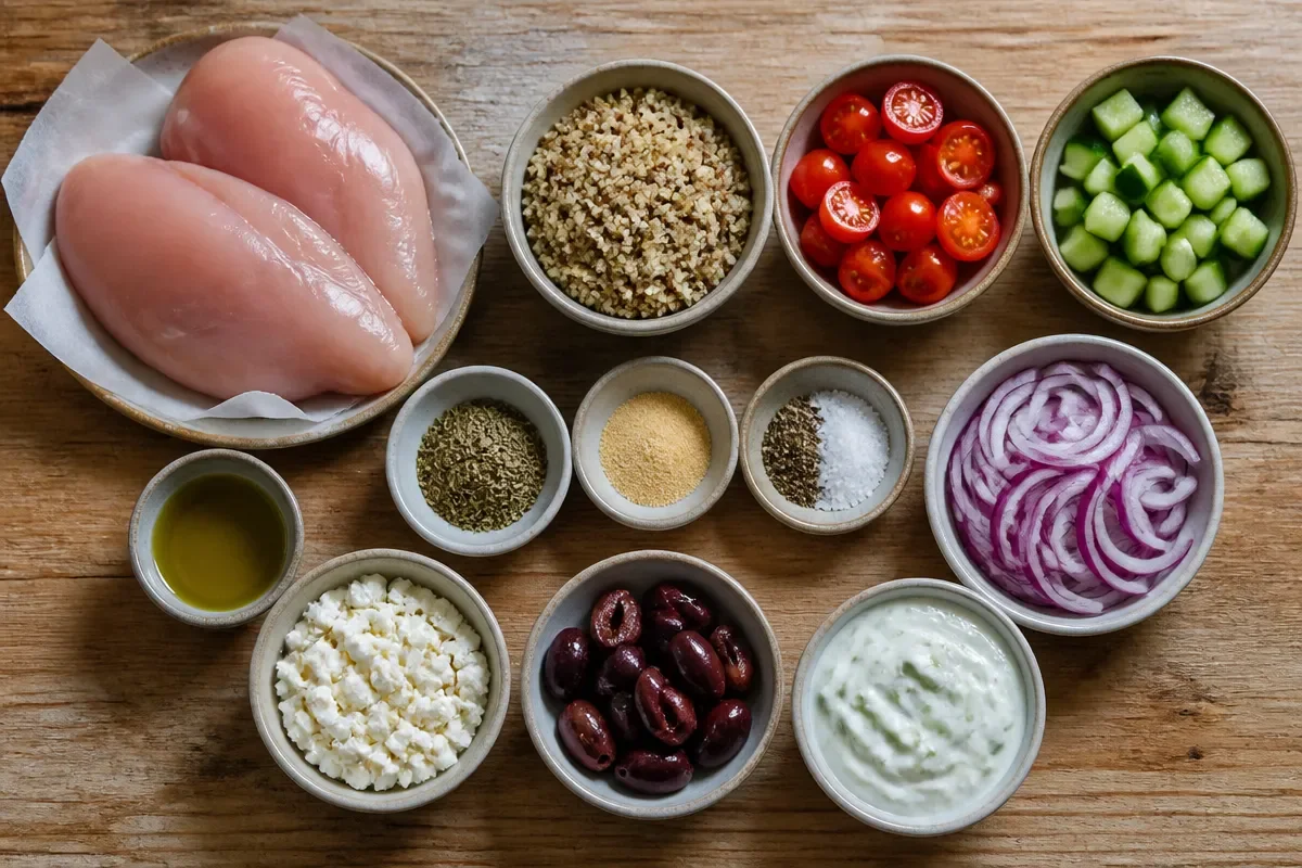 Minute Greek Chicken Bowl